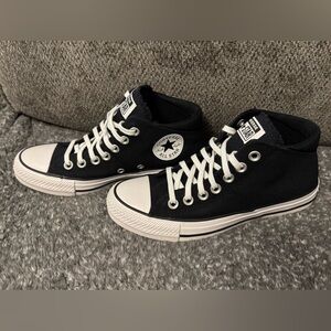 Converse Navy High-Top Sneakers